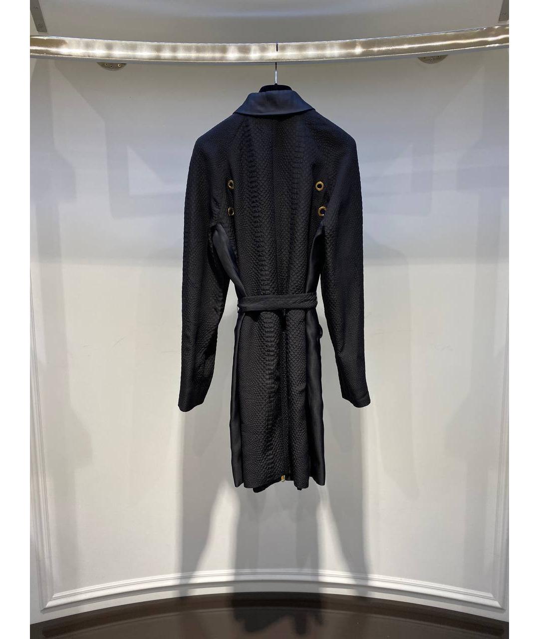VERSACE Черный тренч/плащ, фото 3