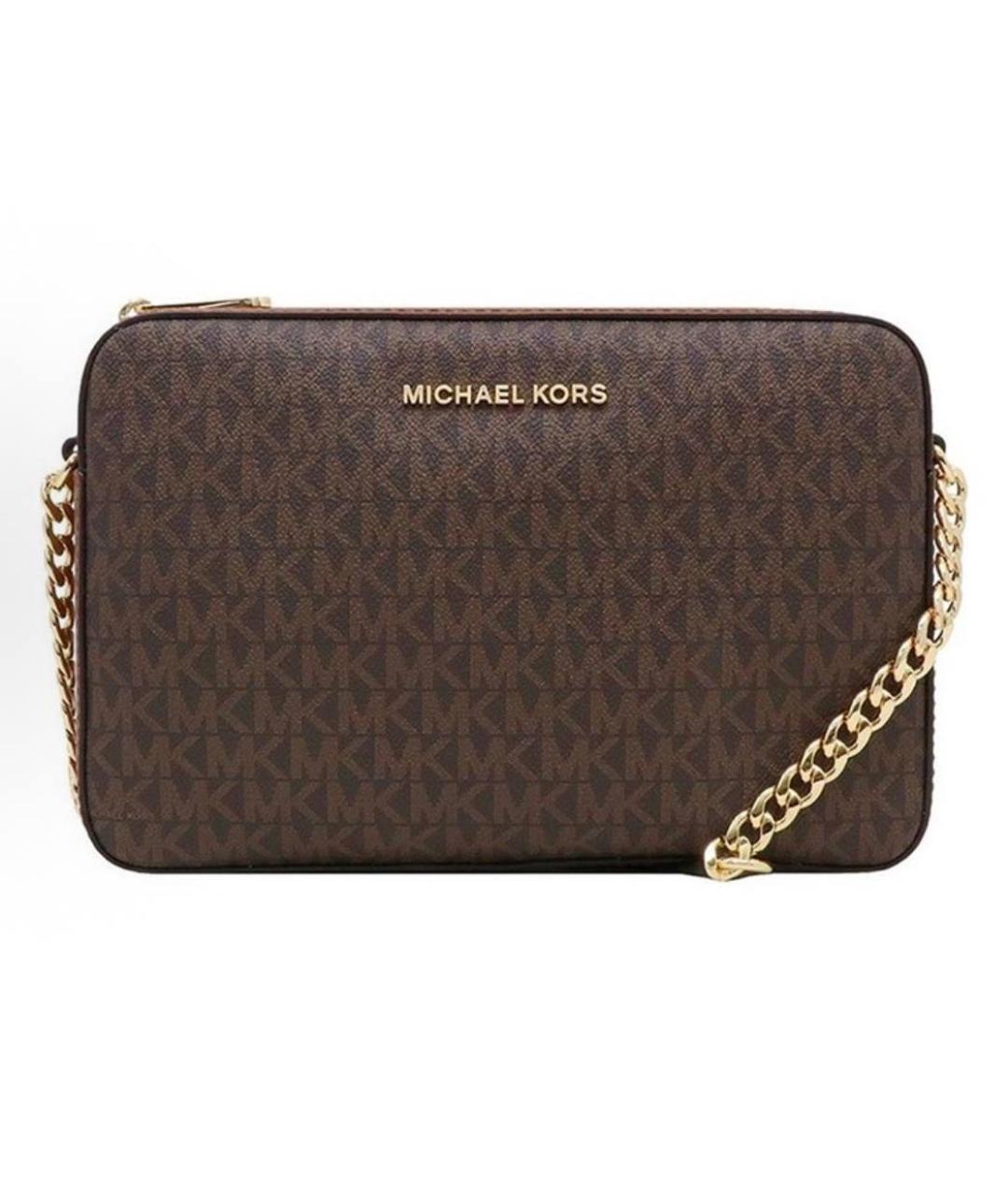 MICHAEL KORS Коричневая сумка через плечо, фото 1