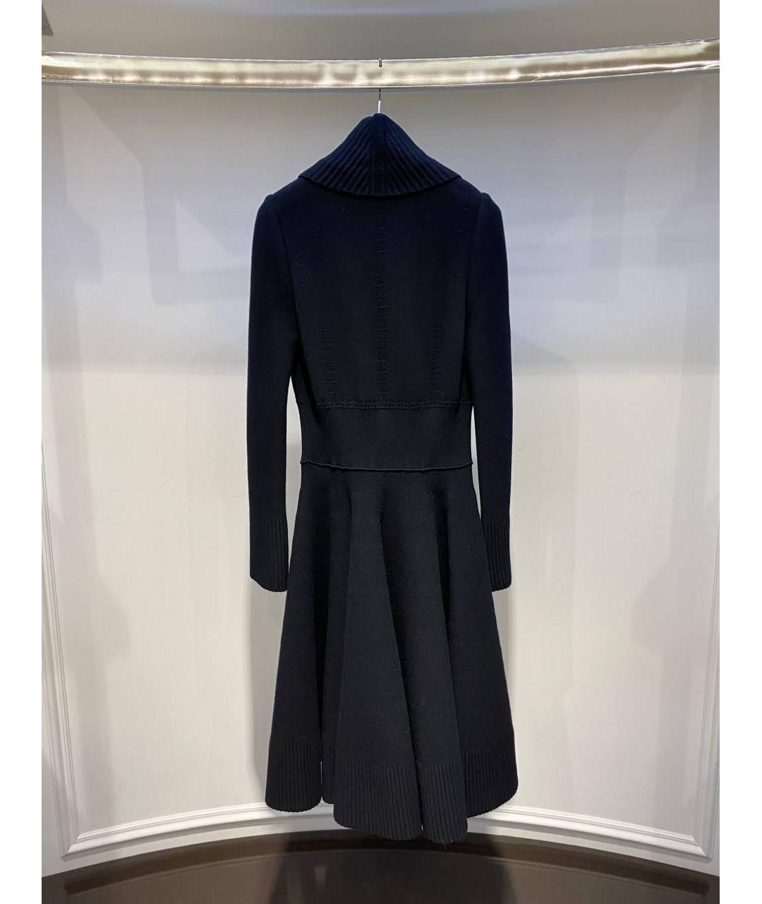 ALEXANDER MCQUEEN Черное шерстяное пальто, фото 3