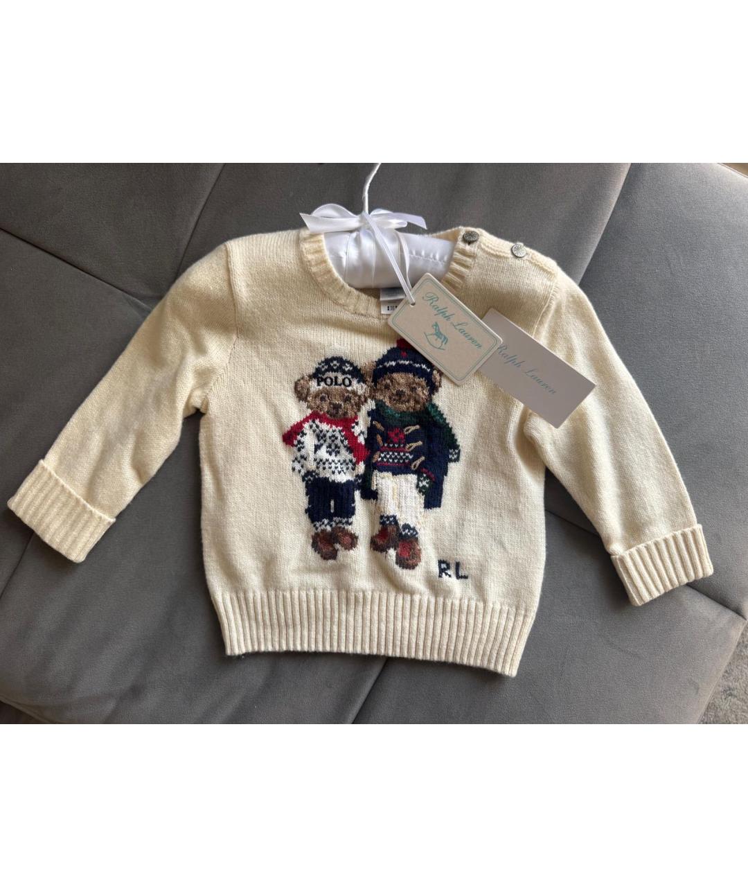 POLO RALPH LAUREN Белый хлопковый комплект, фото 6