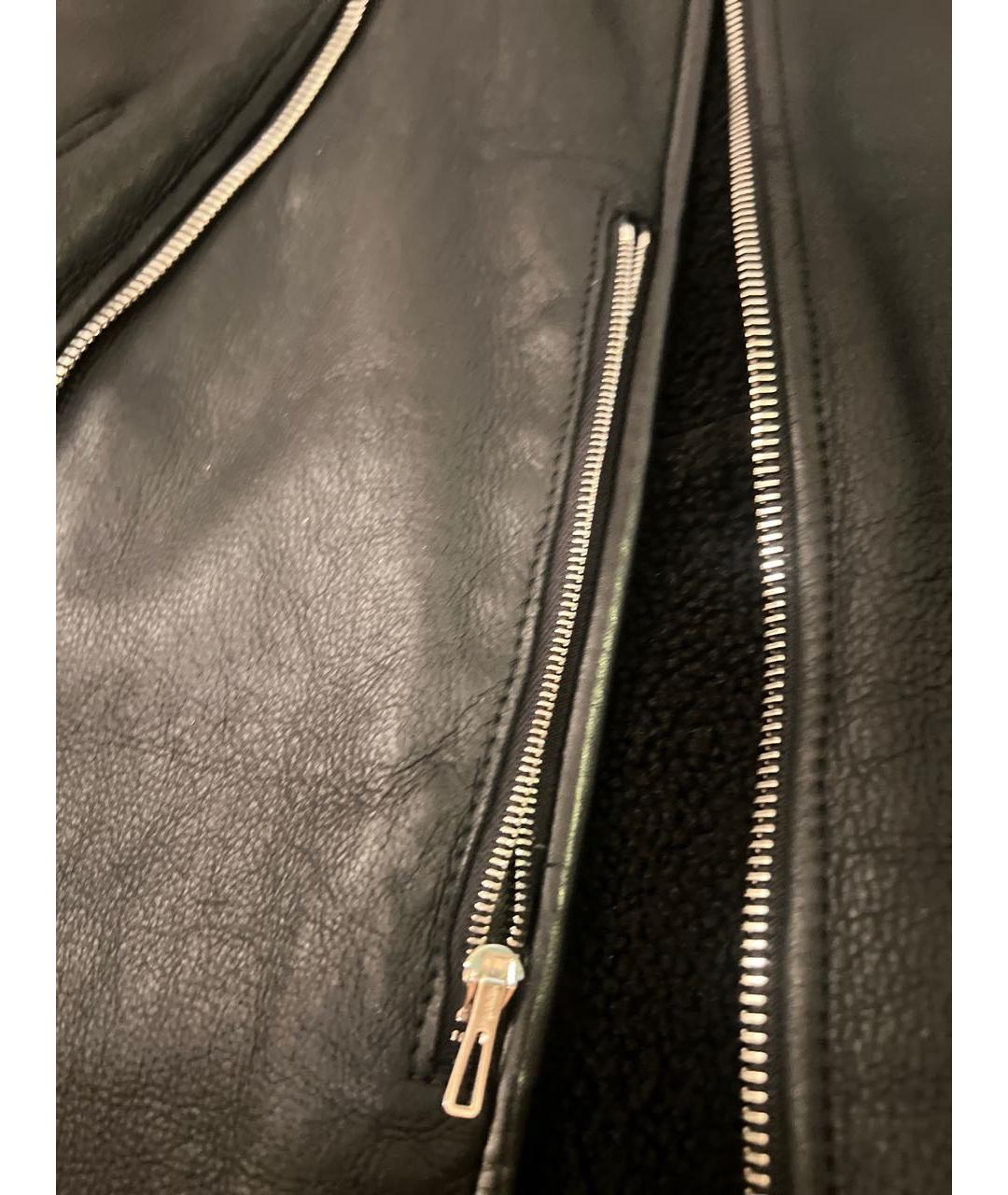 HERMES Черная замшевая дубленка, фото 6