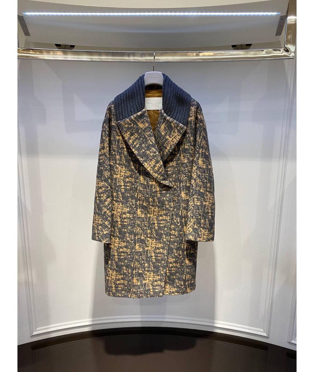 FABIANA FILIPPI Мульти шерстяное пальто, фото 4