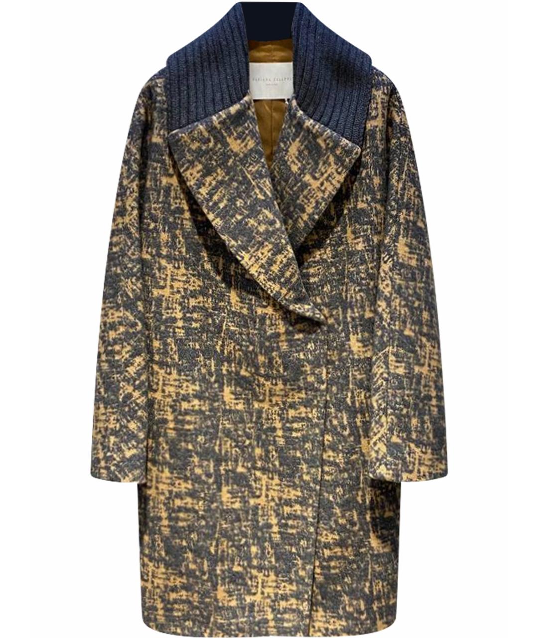 FABIANA FILIPPI Мульти шерстяное пальто, фото 1