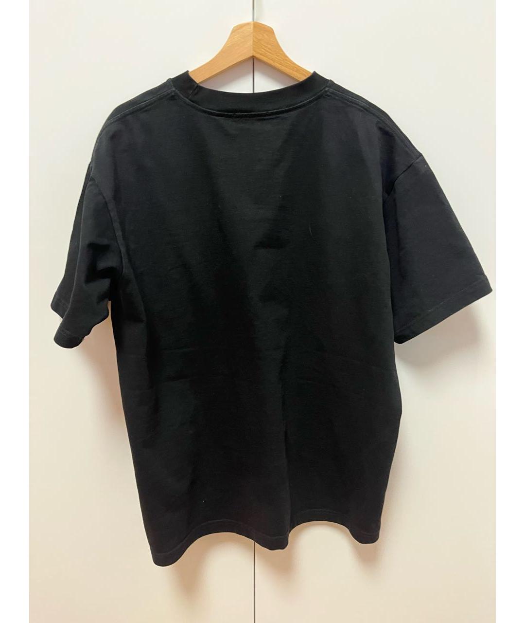 CHANEL Черная хлопковая футболка, фото 2