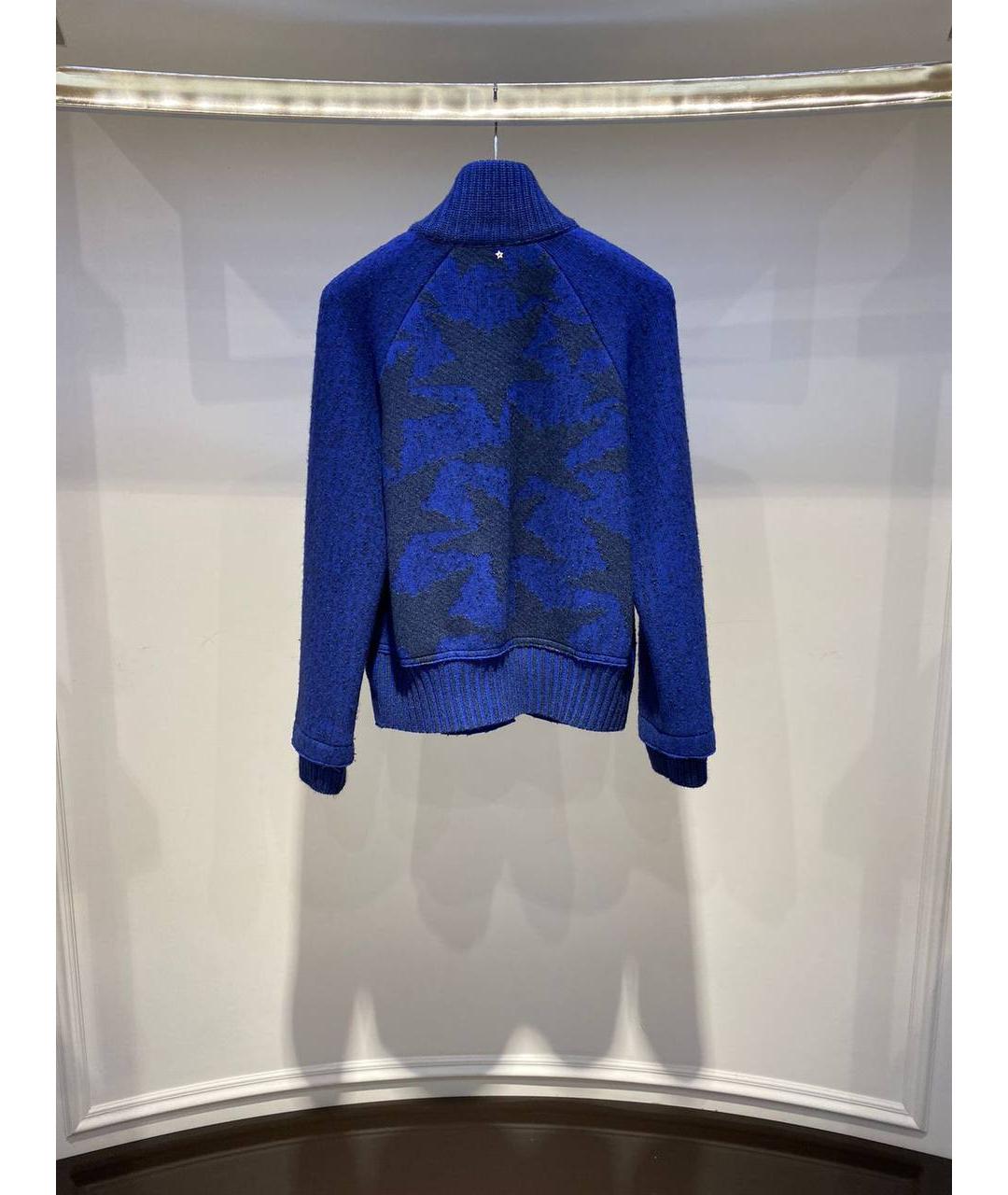 LORENA ANTONIAZZI Синяя шерстяная куртка, фото 3