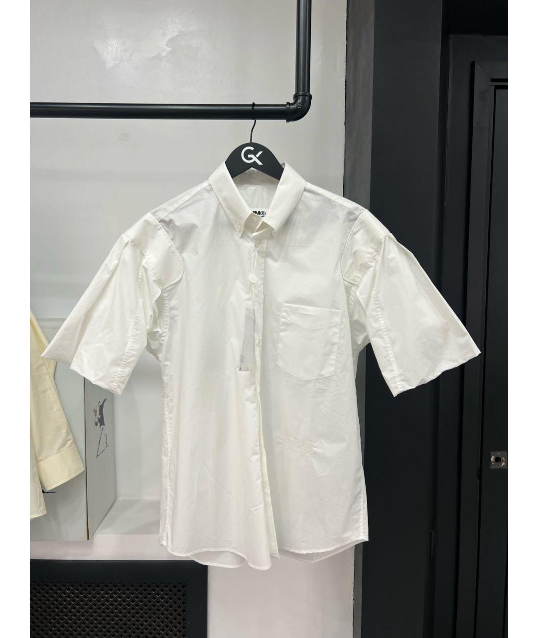 MAISON MARGIELA Белая хлопковая классическая рубашка, фото 2