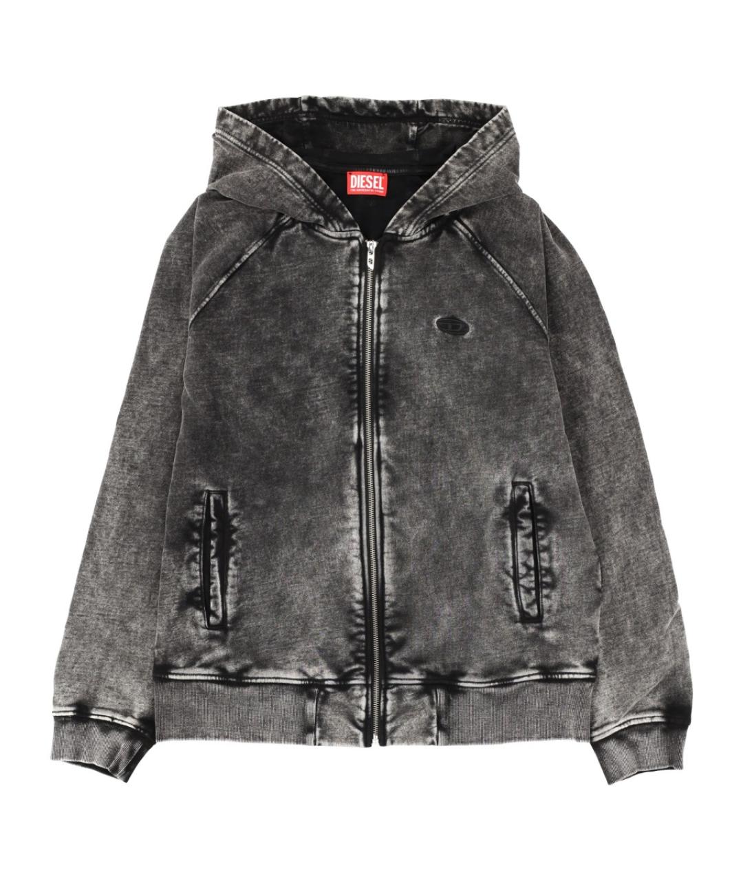 DIESEL Черная хлопковая куртка, фото 1