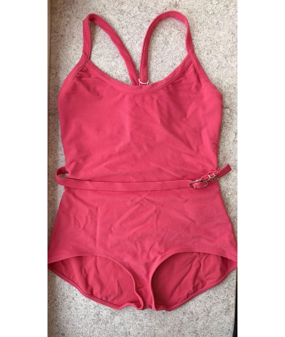 CHANEL Фуксия полиамидовый купальник, фото 6