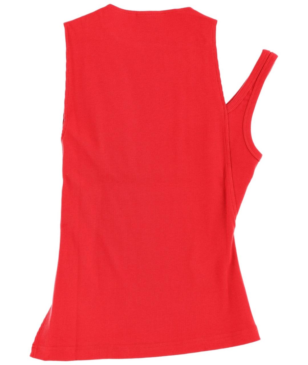 COURREGES Красная хлопковая майка, фото 2