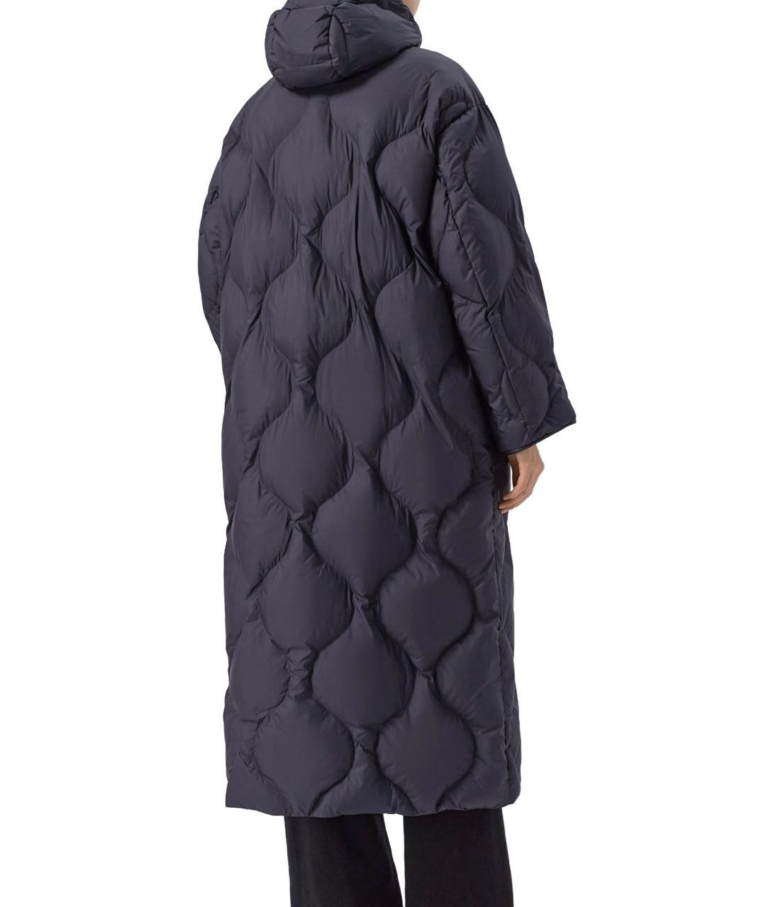 PINKO Темно-синий полиэстеровый пуховик, фото 2