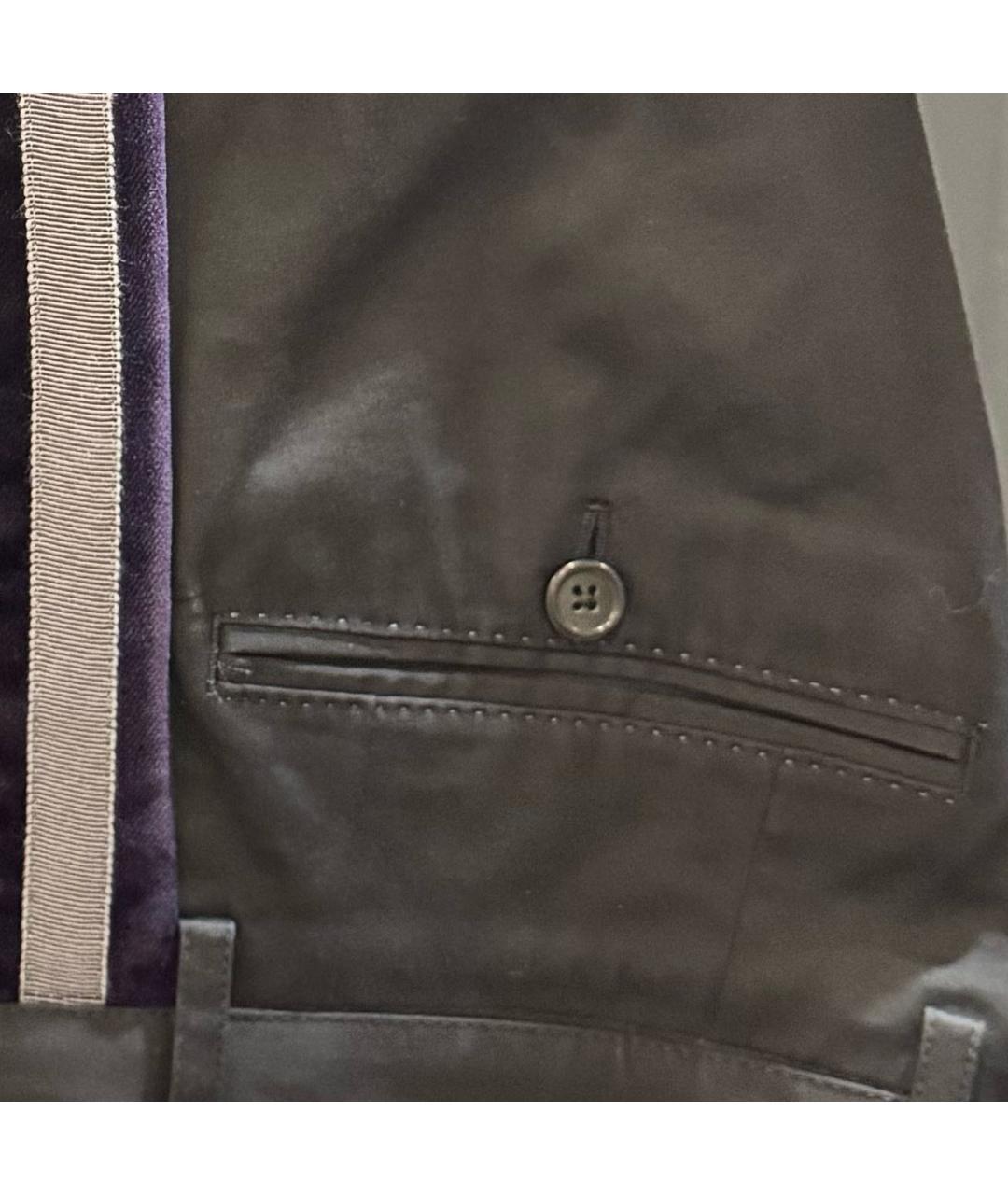 DOLCE&GABBANA Черные повседневные брюки, фото 4