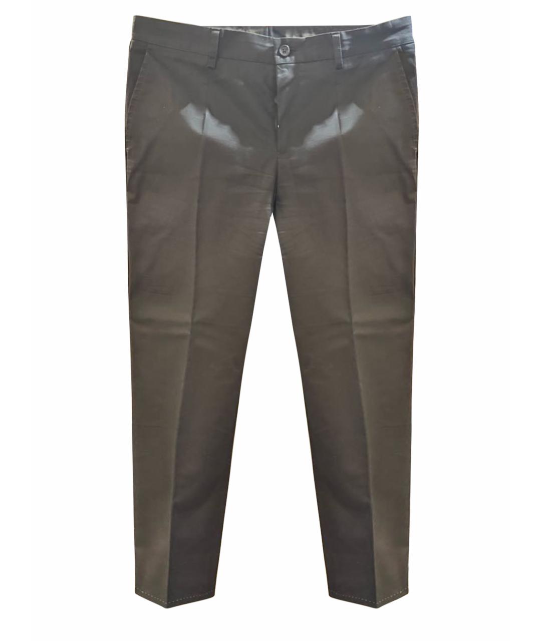 DOLCE&GABBANA Черные повседневные брюки, фото 1