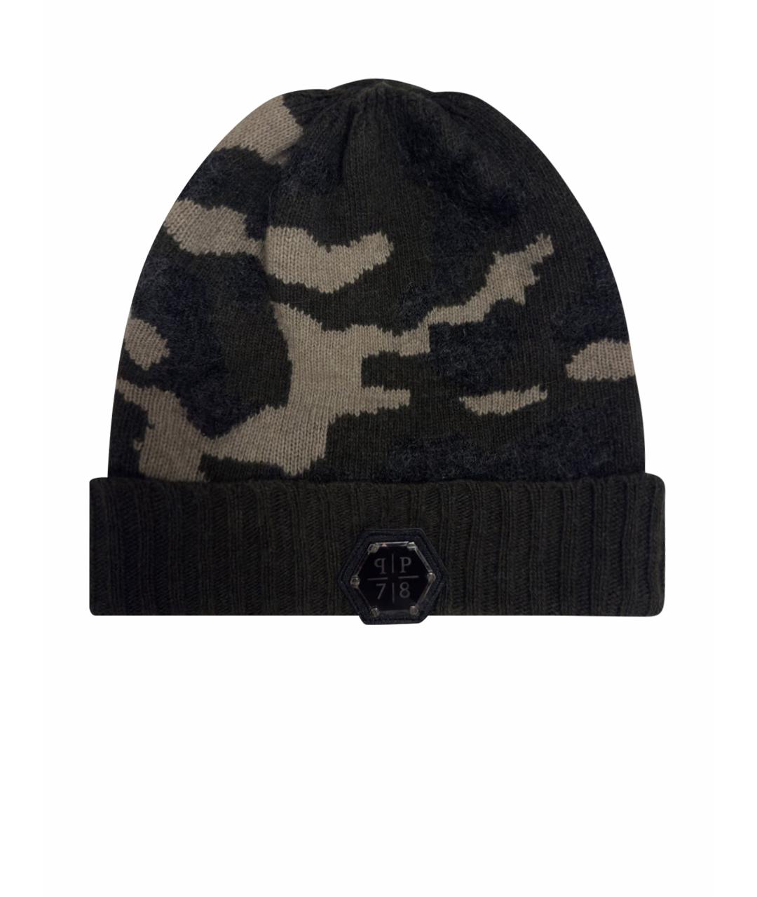 PHILIPP PLEIN Мульти шерстяная шапка, фото 5