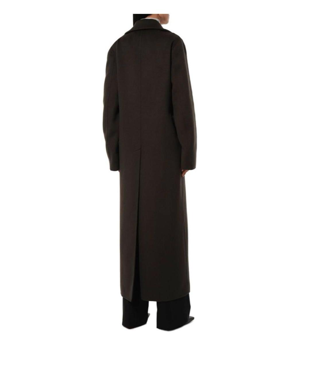 NANUSHKA Хаки шерстяное пальто, фото 2