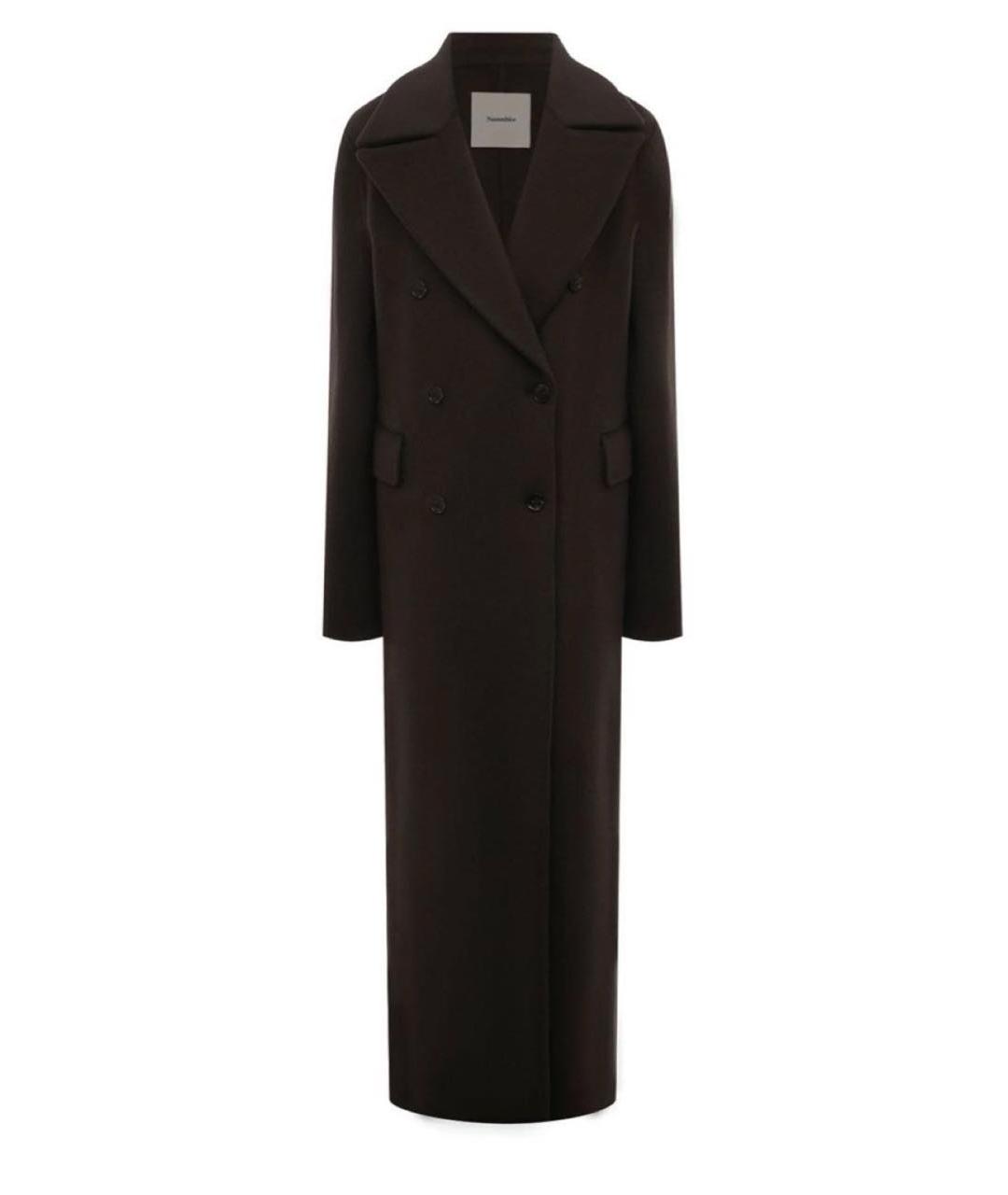 NANUSHKA Хаки шерстяное пальто, фото 1