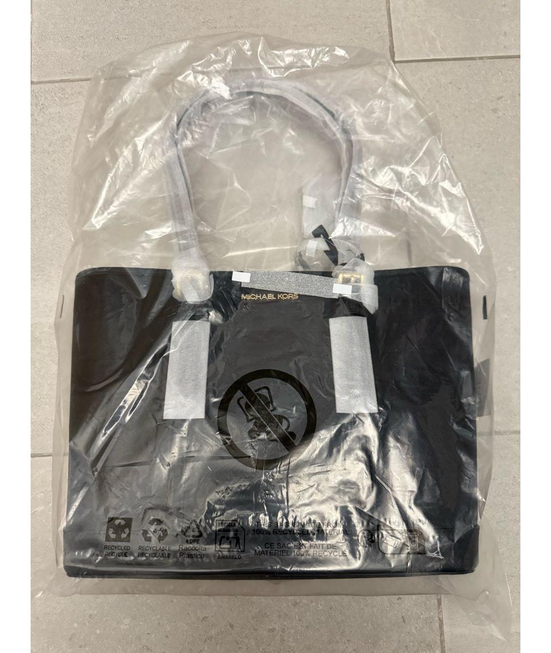 MICHAEL KORS Черная сумка тоут, фото 2