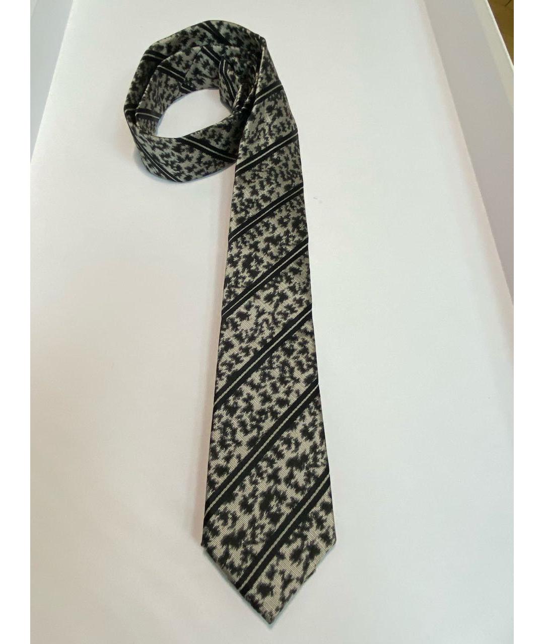 PRADA Белый шелковый галстук, фото 6