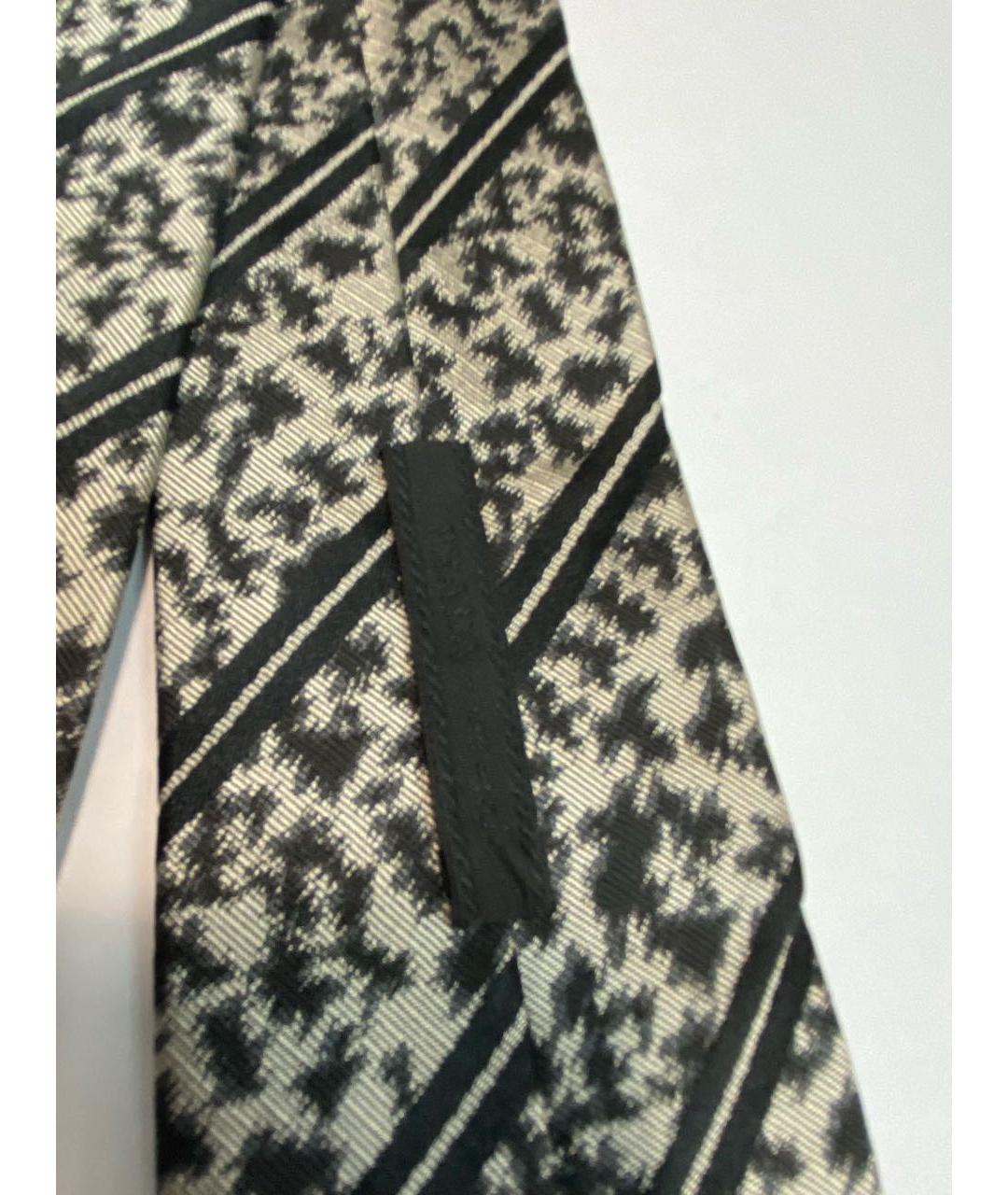 PRADA Белый шелковый галстук, фото 5