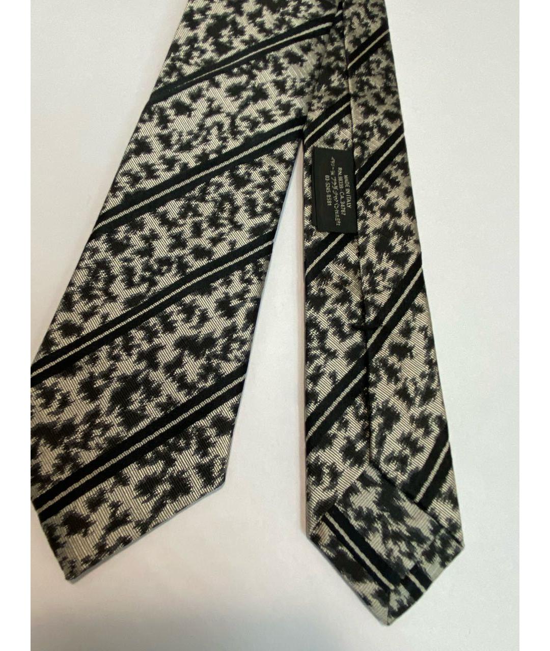 PRADA Белый шелковый галстук, фото 2