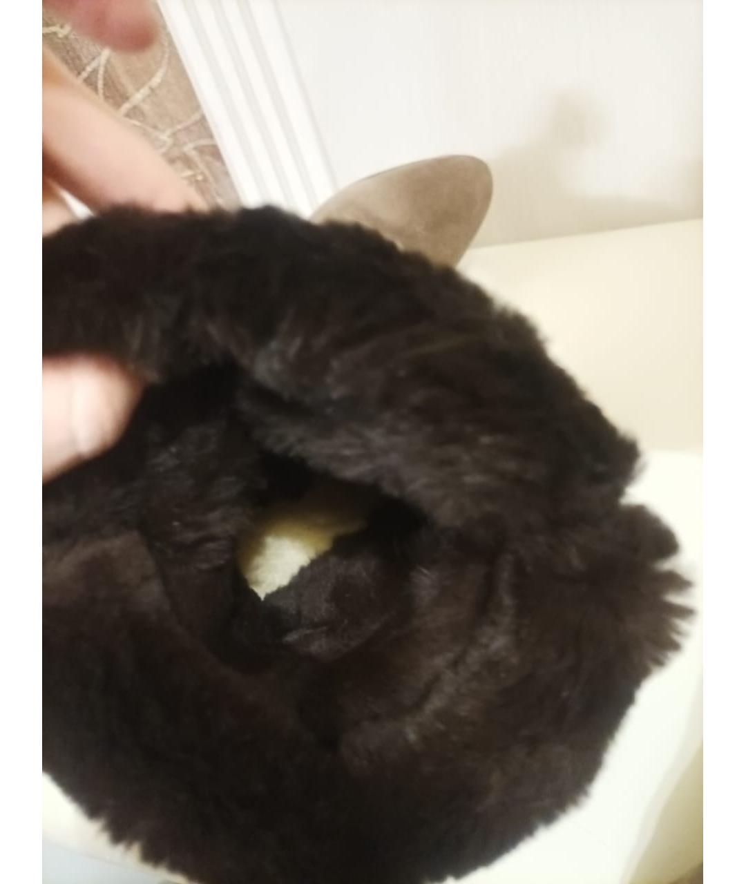 GIUSEPPE ZANOTTI DESIGN Коричневые замшевые сапоги, фото 3