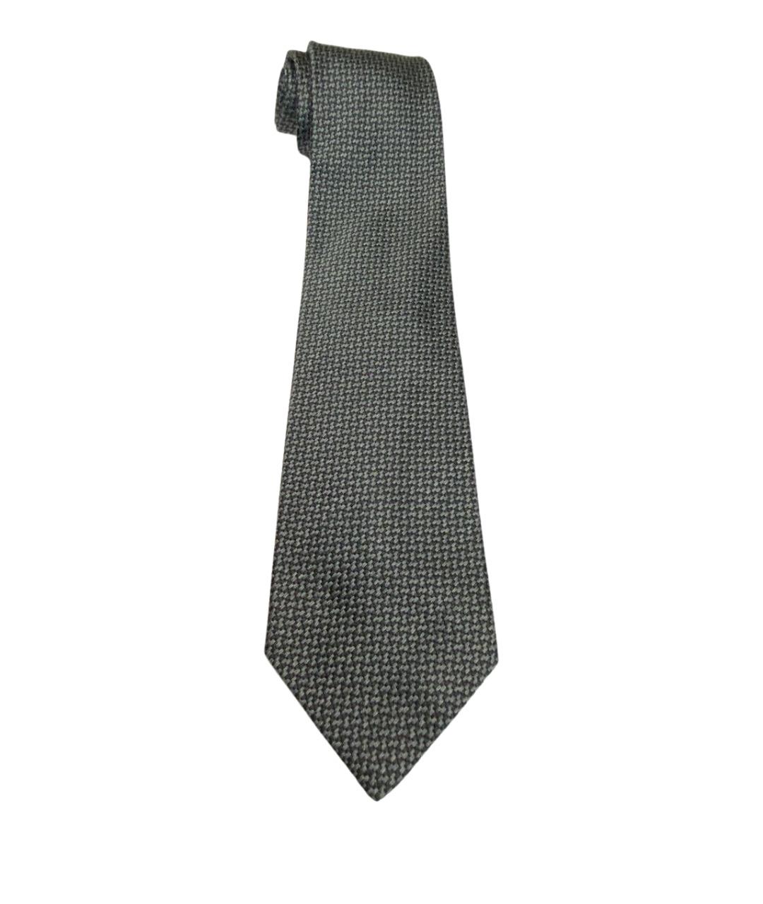 DOLCE&GABBANA Черный тканевый галстук, фото 1