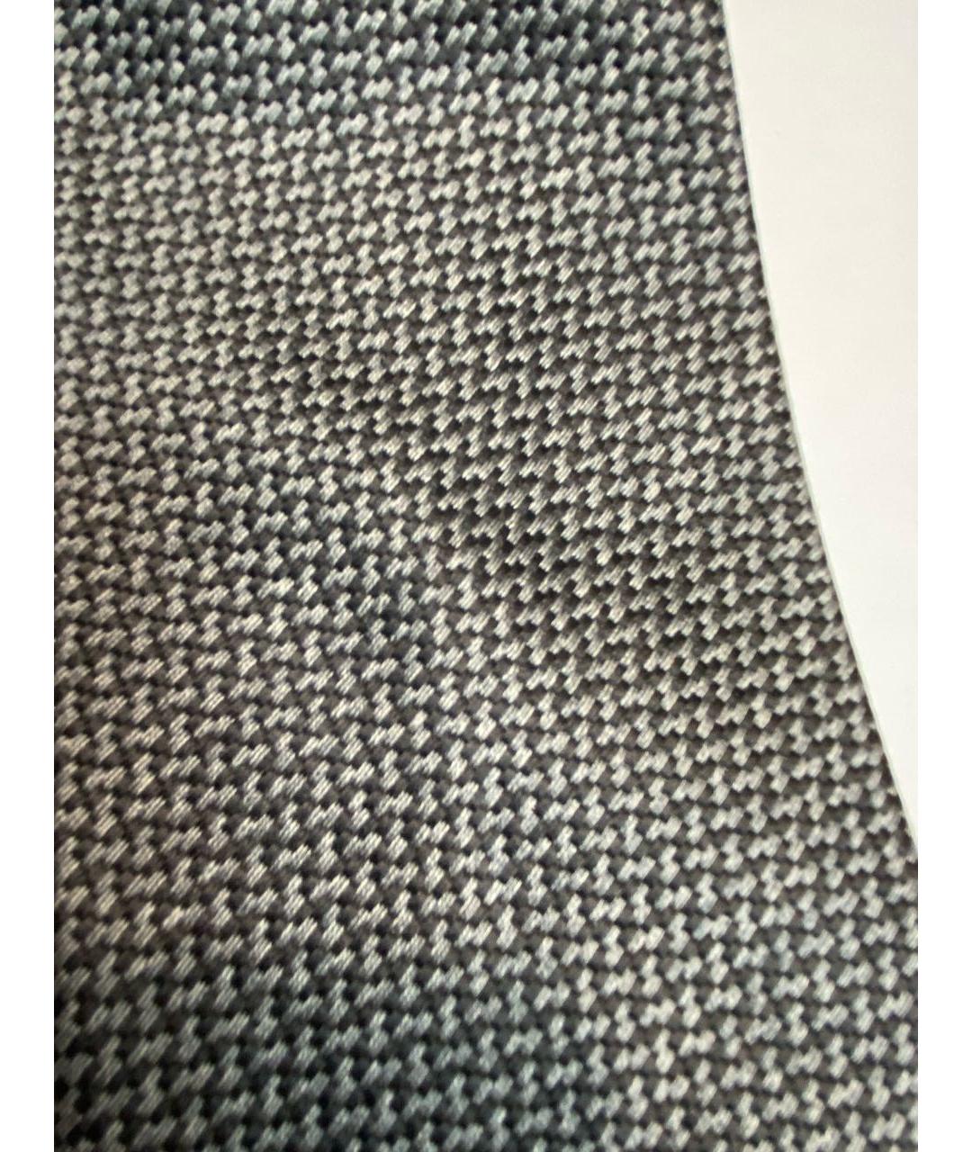 DOLCE&GABBANA Черный тканевый галстук, фото 4