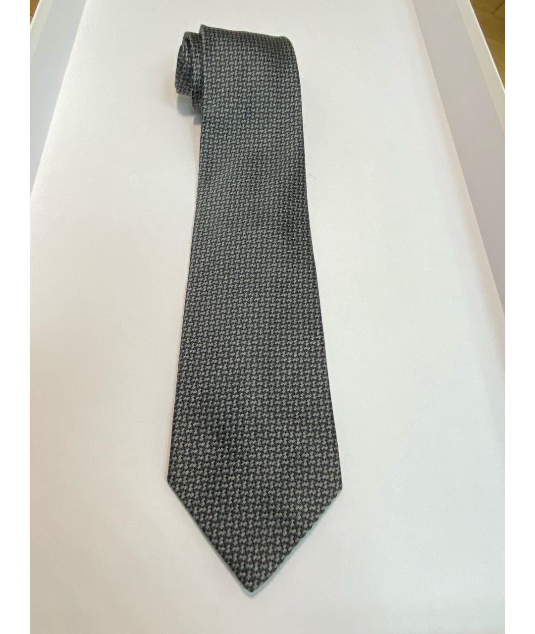 DOLCE&GABBANA Черный тканевый галстук, фото 6