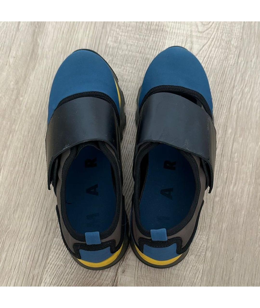 MARNI Мульти неопреновые кроссовки, фото 3