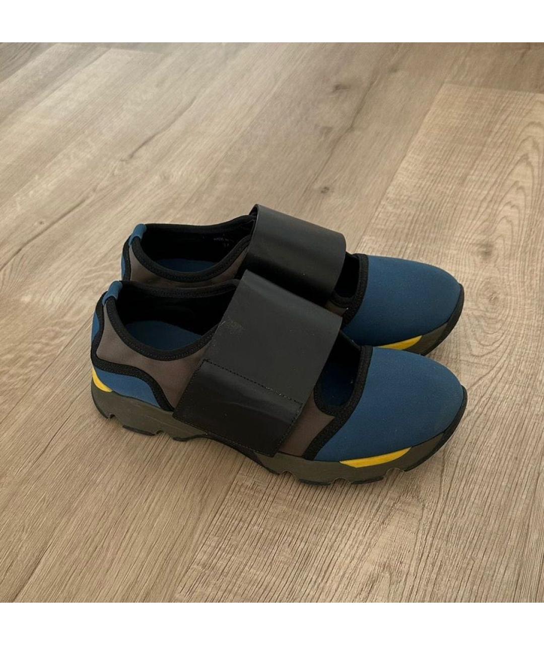 MARNI Мульти неопреновые кроссовки, фото 6