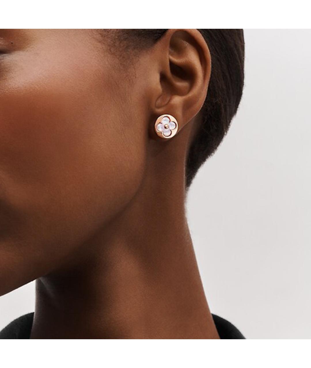 LOUIS VUITTON Золотые серьги из розового золота, фото 2