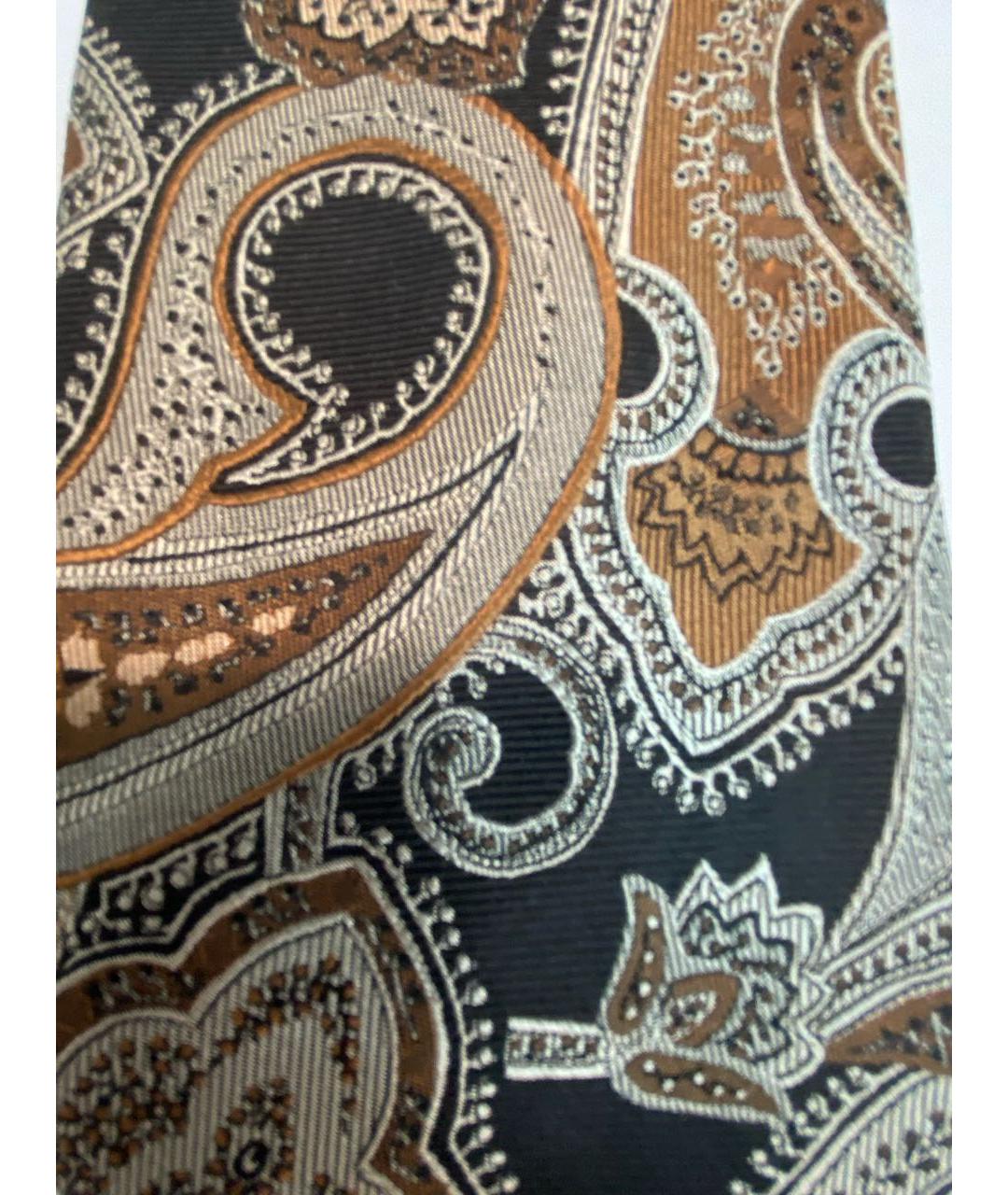 ETRO Коричневый галстук, фото 4