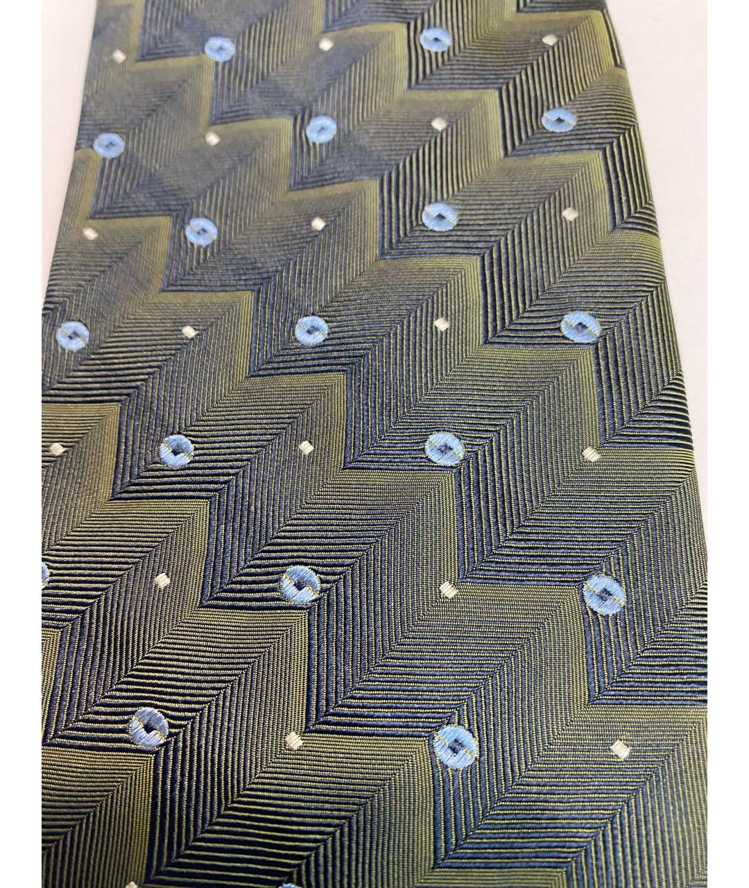 ZILLI Голубой тканевый галстук, фото 4