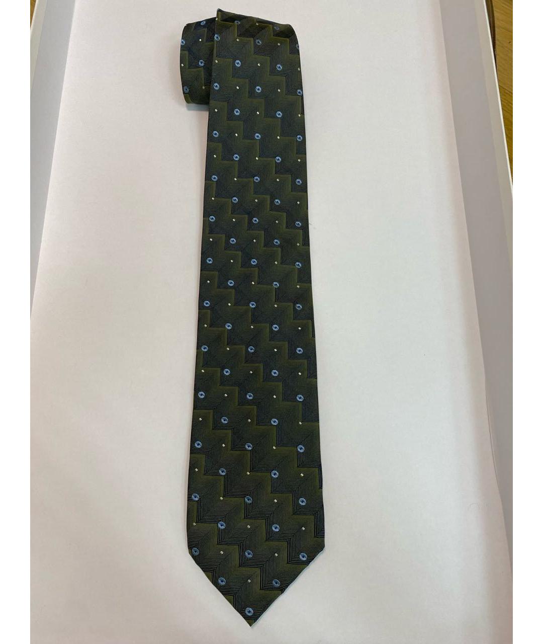 ZILLI Голубой тканевый галстук, фото 6