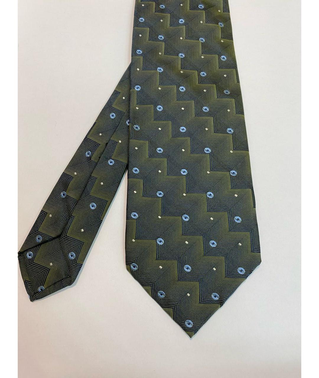 ZILLI Голубой тканевый галстук, фото 2