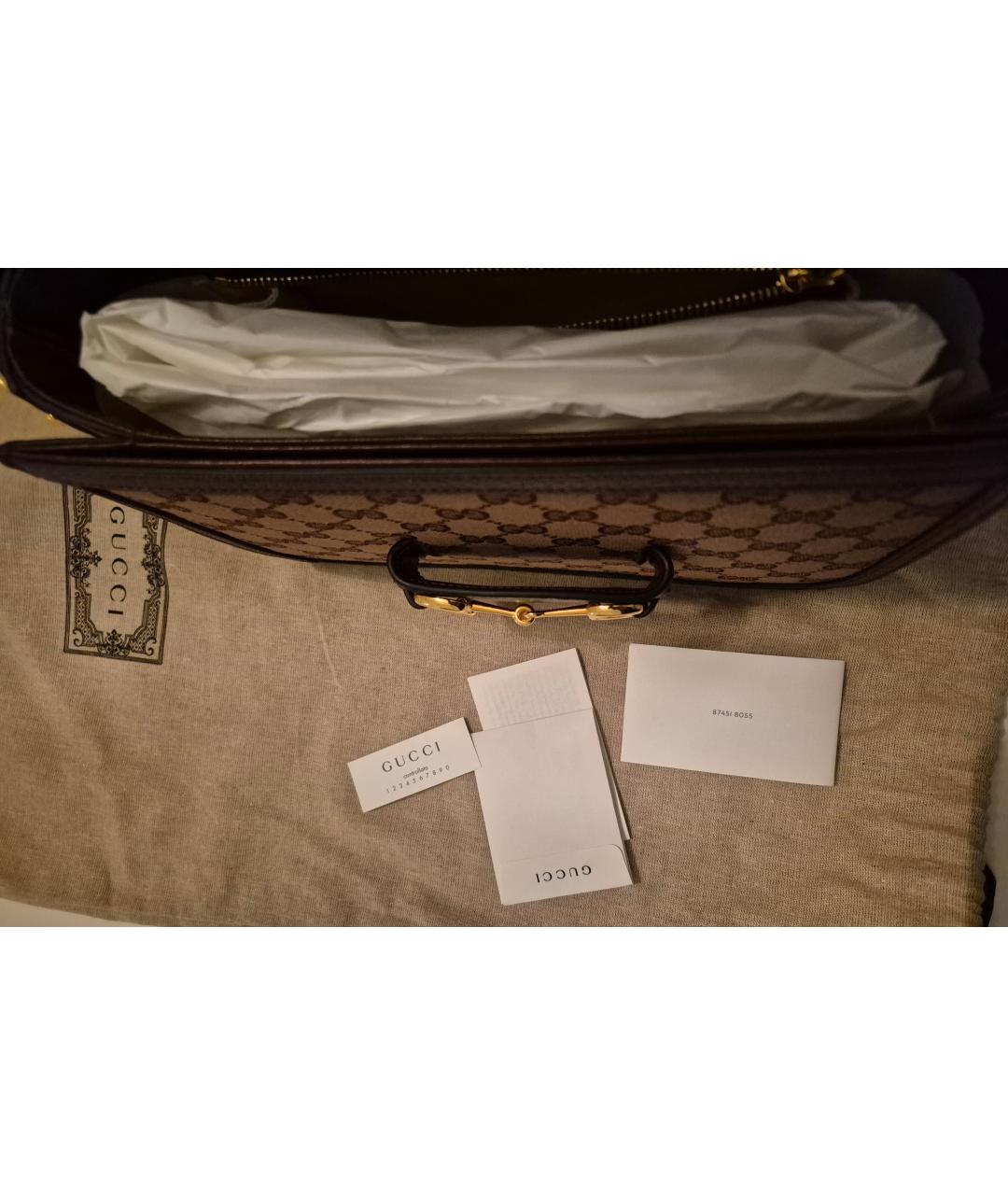 GUCCI Красная кожаная сумка с короткими ручками, фото 3