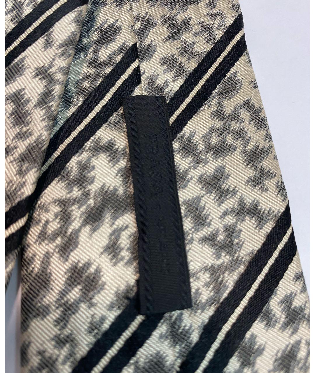 PRADA Белый тканевый галстук, фото 5