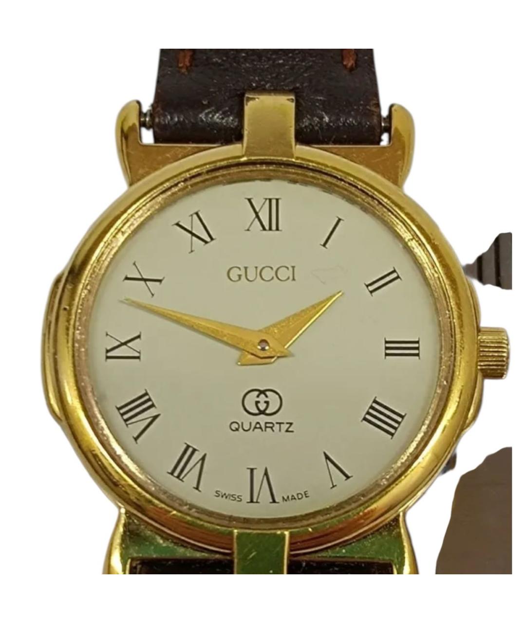 GUCCI Золотые позолоченные часы, фото 6