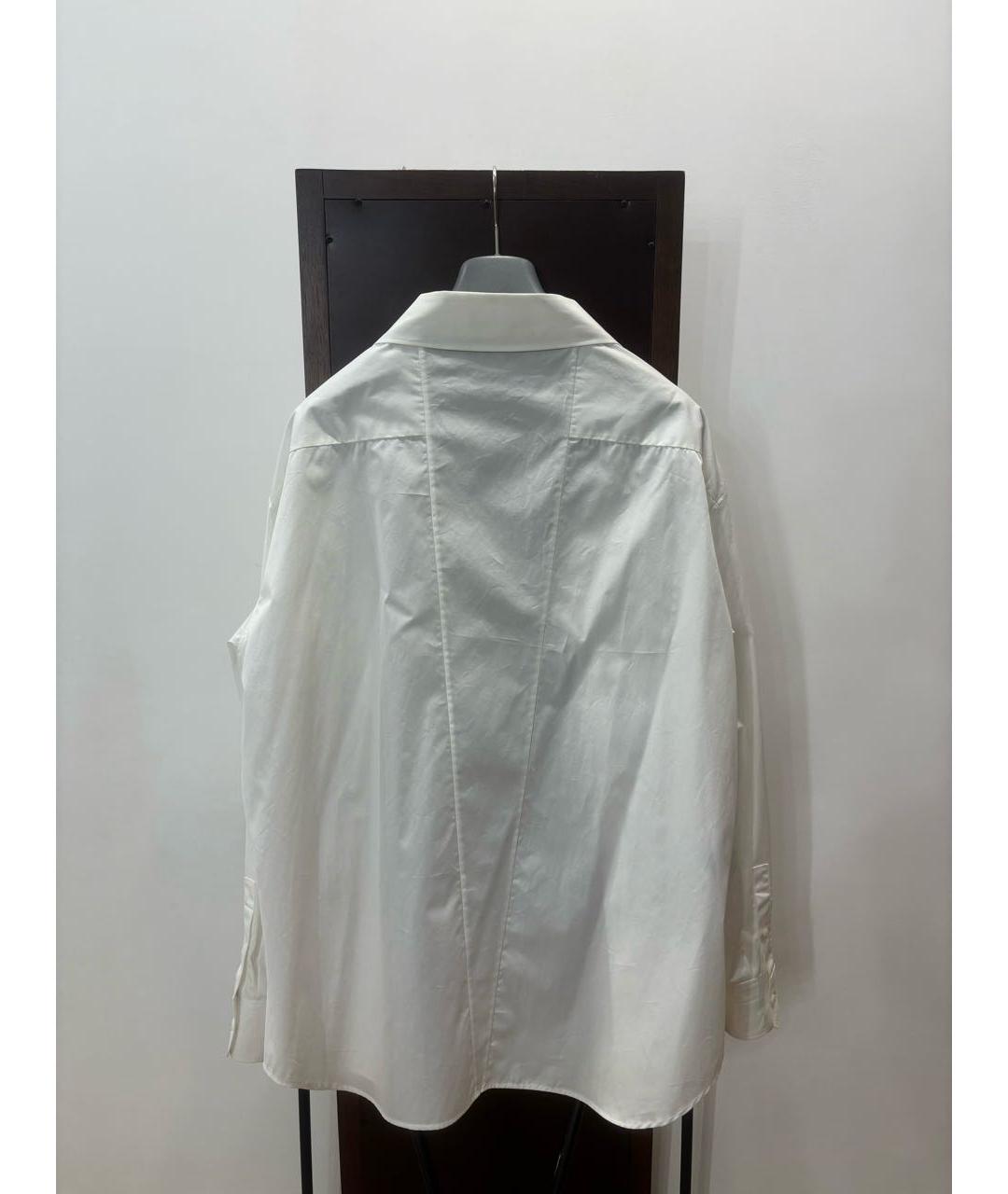 PRADA Белая хлопковая рубашка, фото 3