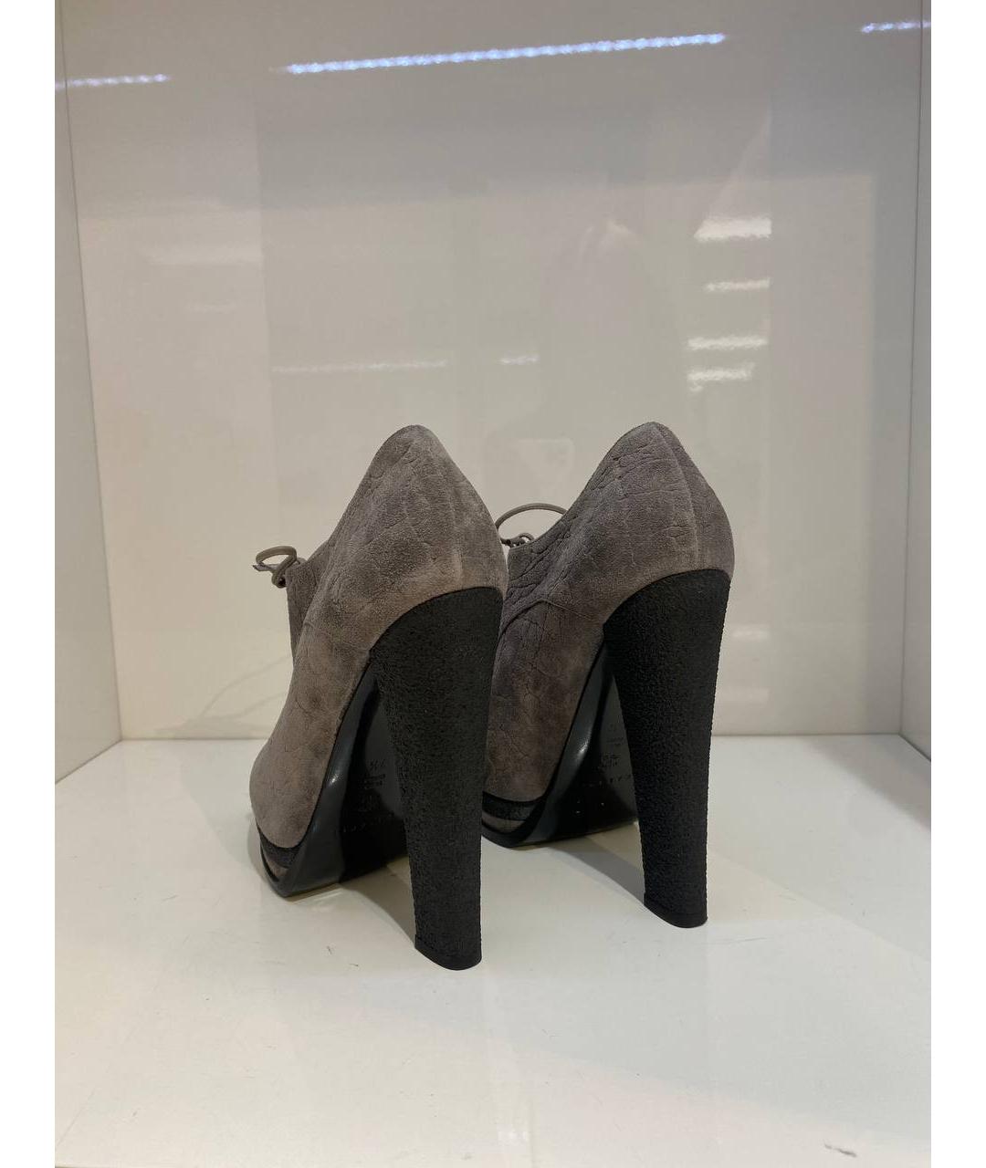 CASADEI Серые замшевые ботильоны, фото 3