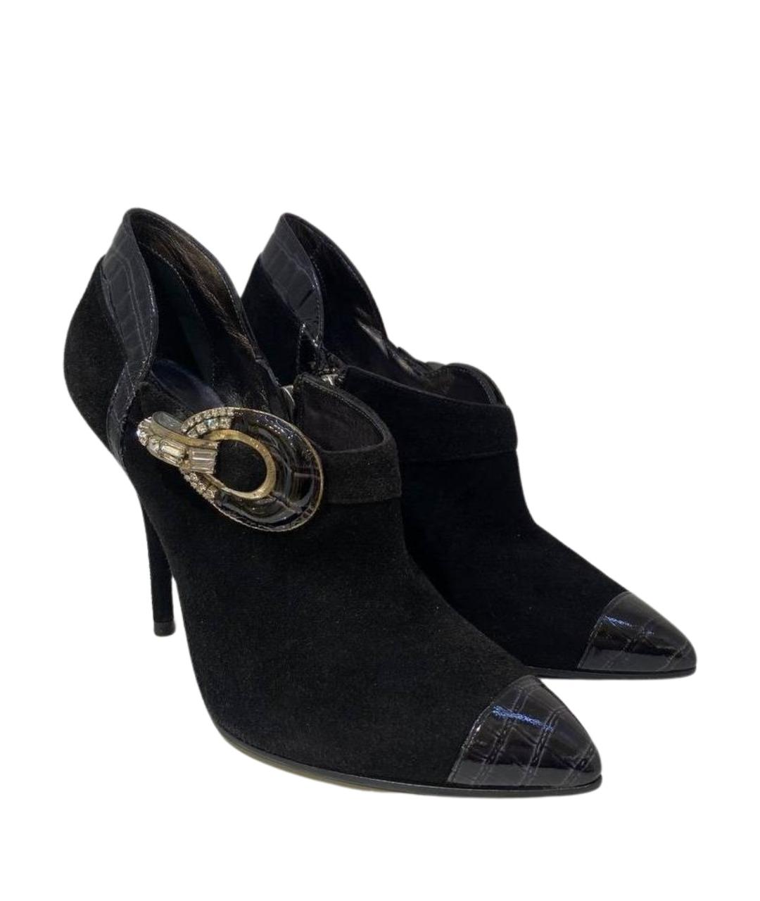 CASADEI Черные кожаные ботинки, фото 4