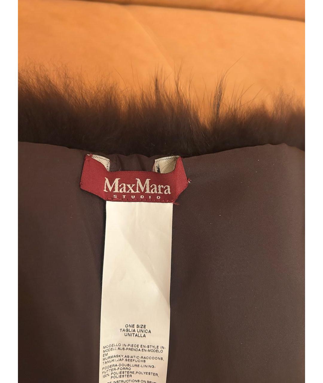 MAX MARA Коричневый воротник, фото 6