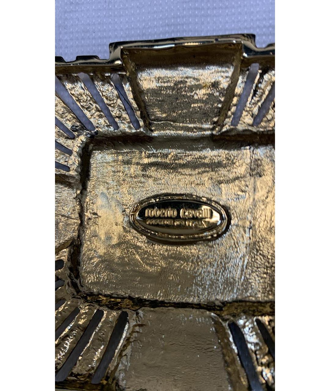 ROBERTO CAVALLI Черный кожаный ремень, фото 6