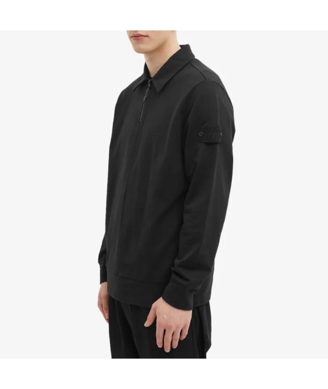 STONE ISLAND Черная куртка, фото 4