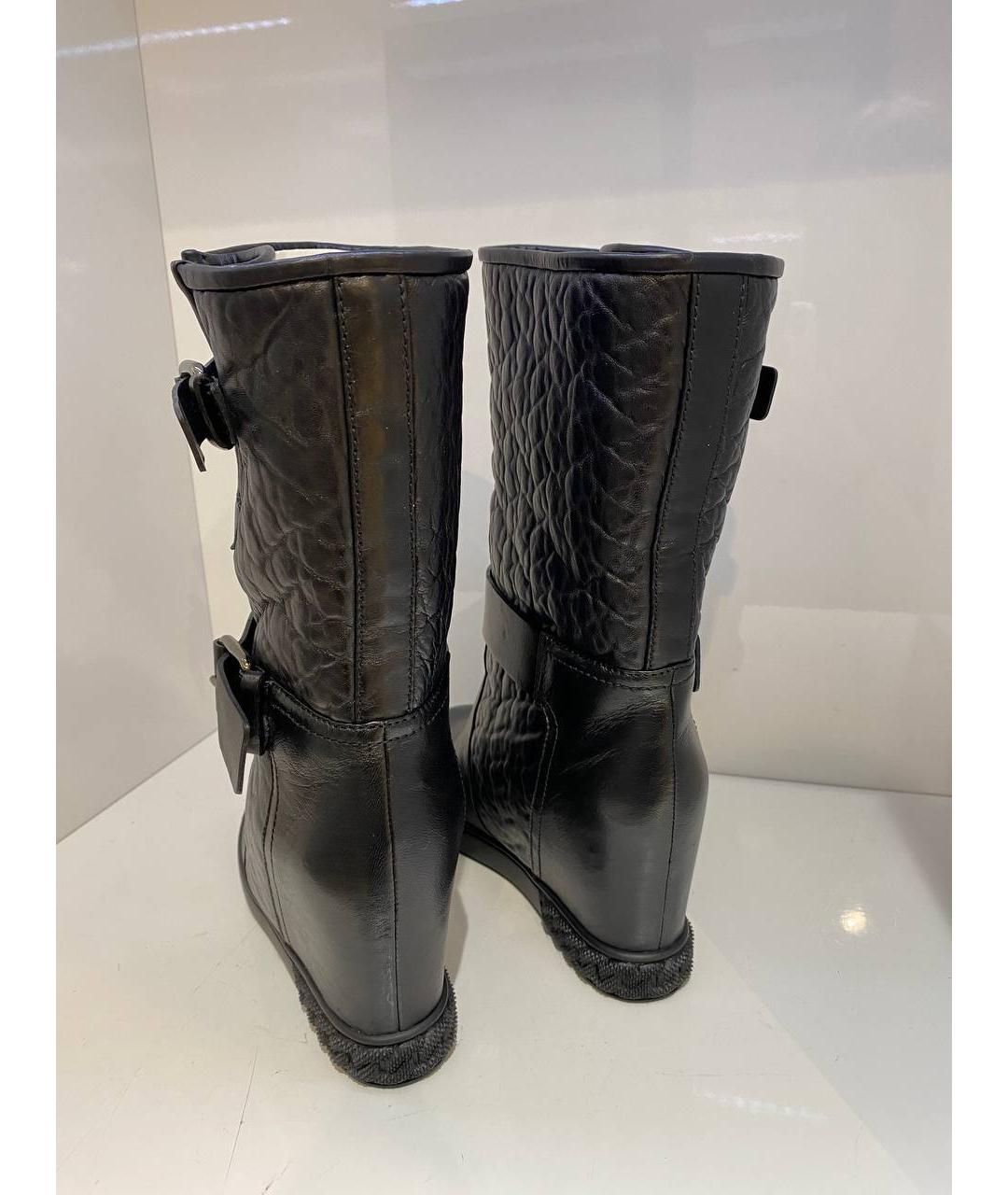 CASADEI Черные кожаные ботинки, фото 3