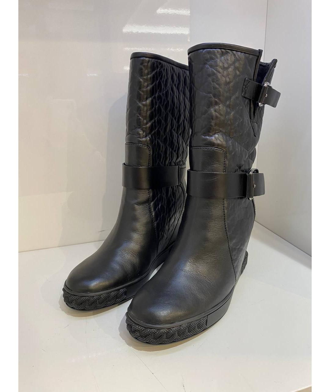 CASADEI Черные кожаные ботинки, фото 2