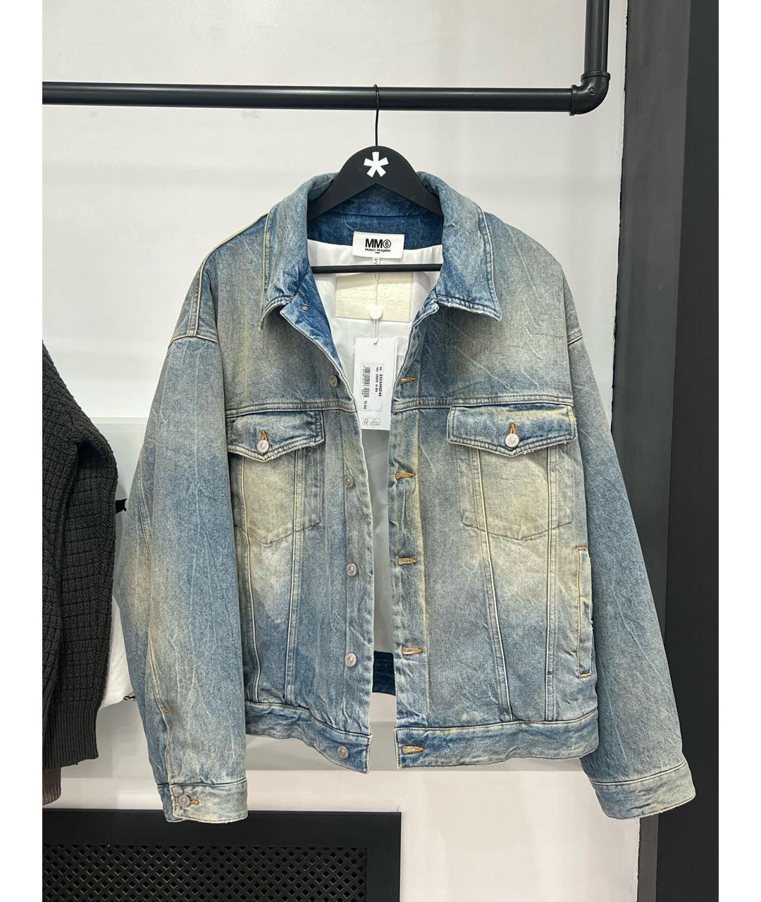 MAISON MARGIELA Синяя деним куртка, фото 6