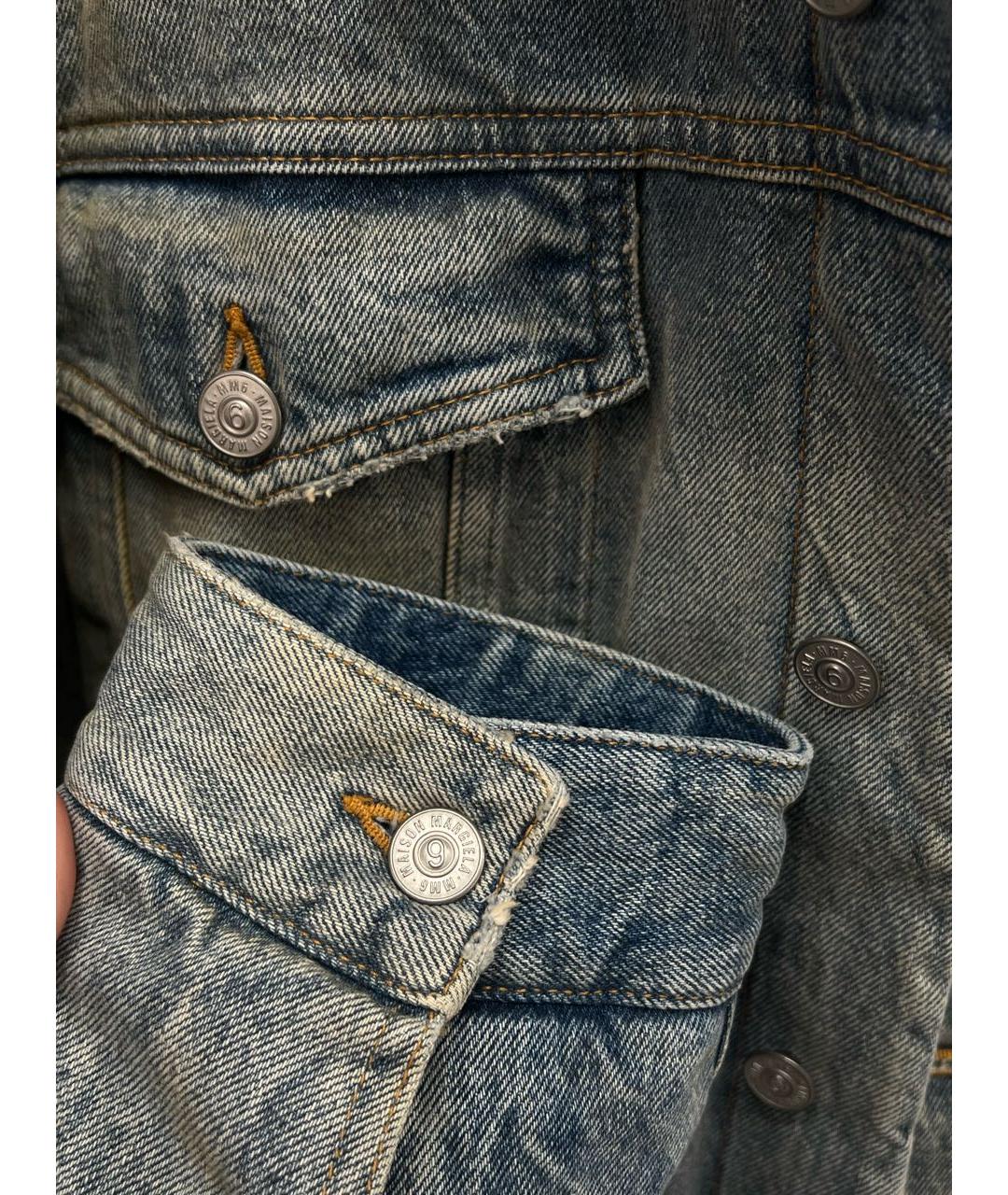MAISON MARGIELA Синяя деним куртка, фото 3