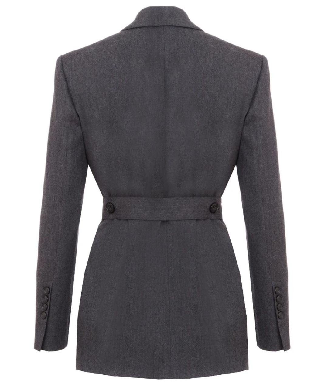 PINKO Серый шерстяной жакет/пиджак, фото 2