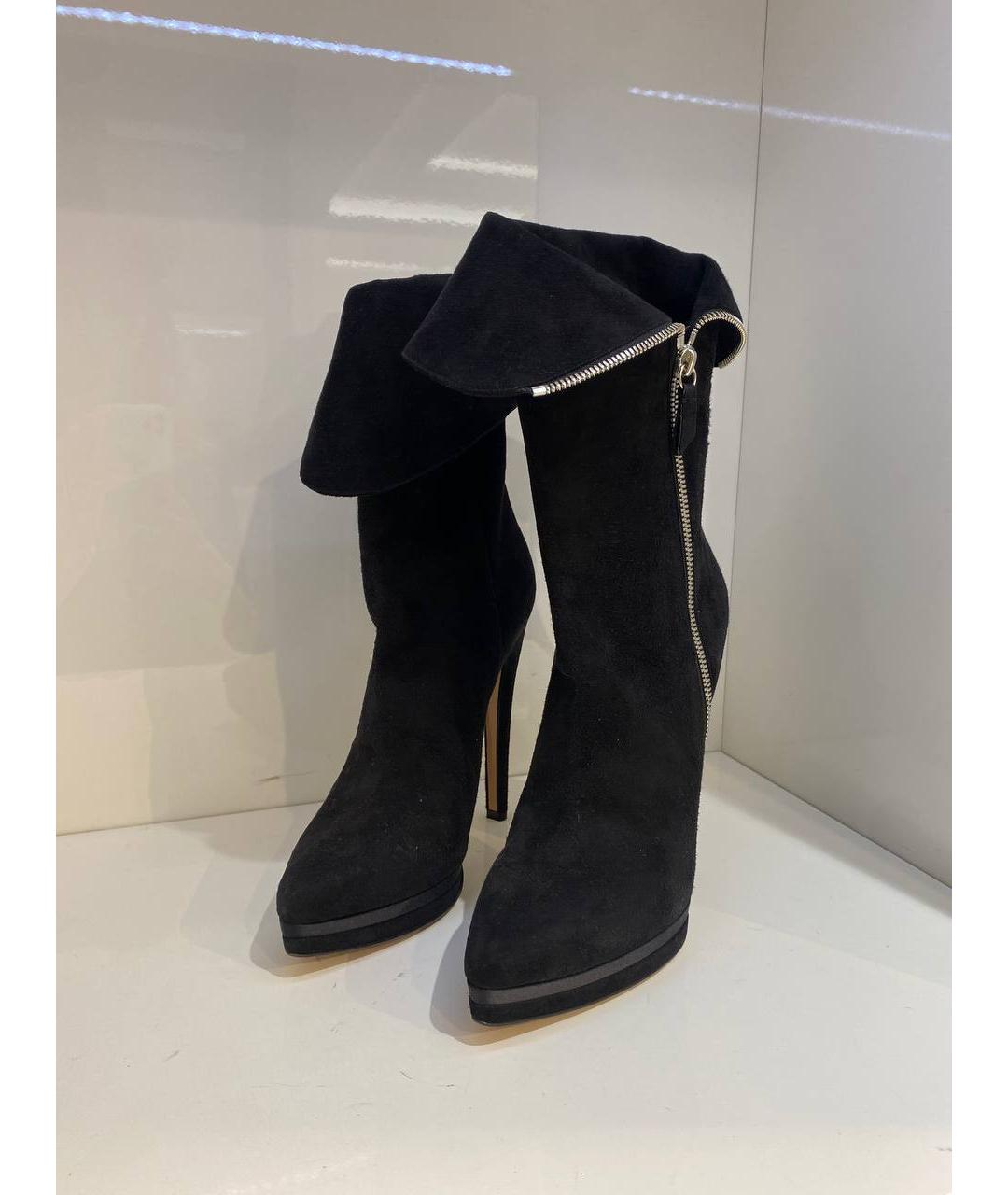 CASADEI Черные замшевые ботильоны, фото 2