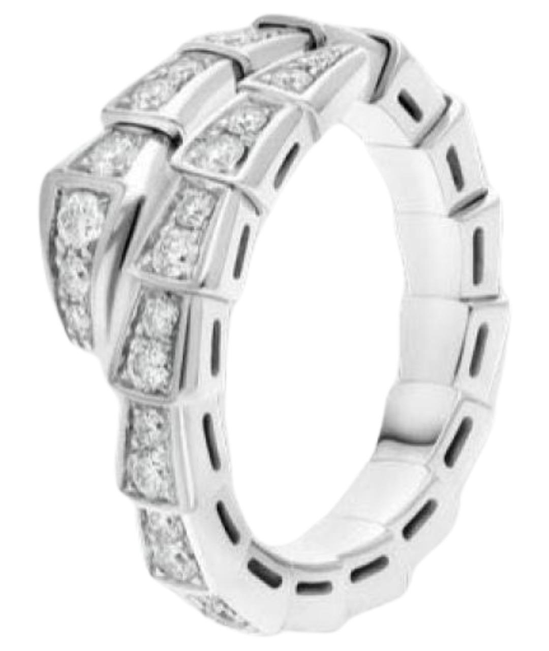 BVLGARI Серебряное кольцо из белого золота, фото 1